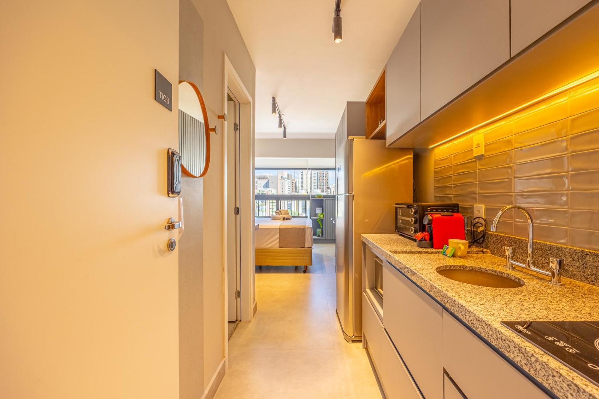 Easy Star - Belissimo Ao Lado Do Allianz Park - Kg01i Apartamento *